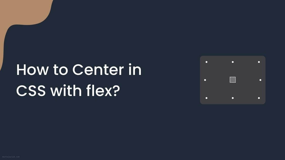How to Center in CSS with flex?